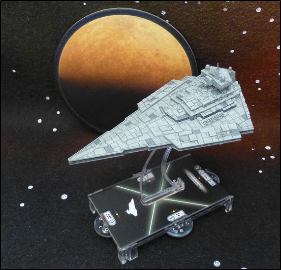 Le Destroyer Ach�ron en orbite de Makiasus IV